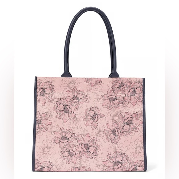 NWT-Victoria Secret Floral Tote Bag - Picture 2 of 3